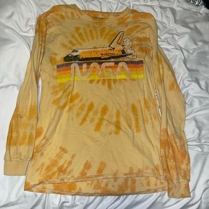 Men’s Nasa tie-dye, longsleeve
